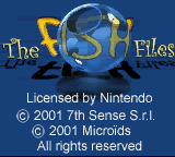 Fish Files Title Screen